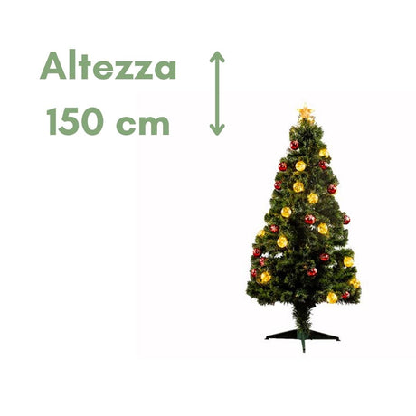 Londen - Albero di Natale con fibre ottiche