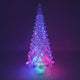 Albero con Glitter in movimento e LED color changing