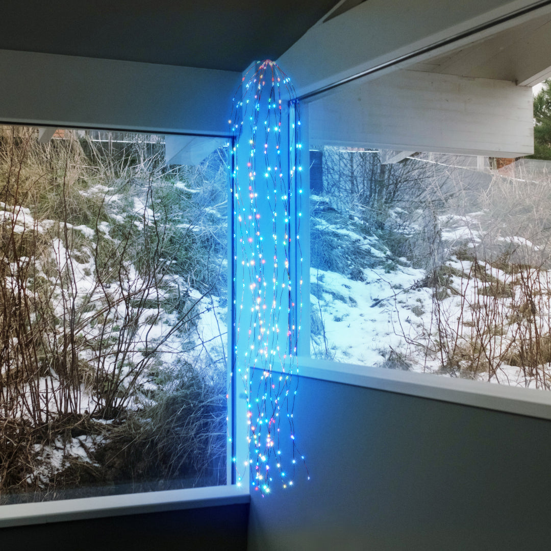 Cascata 320 Microled - Tenda luminosa di Natale