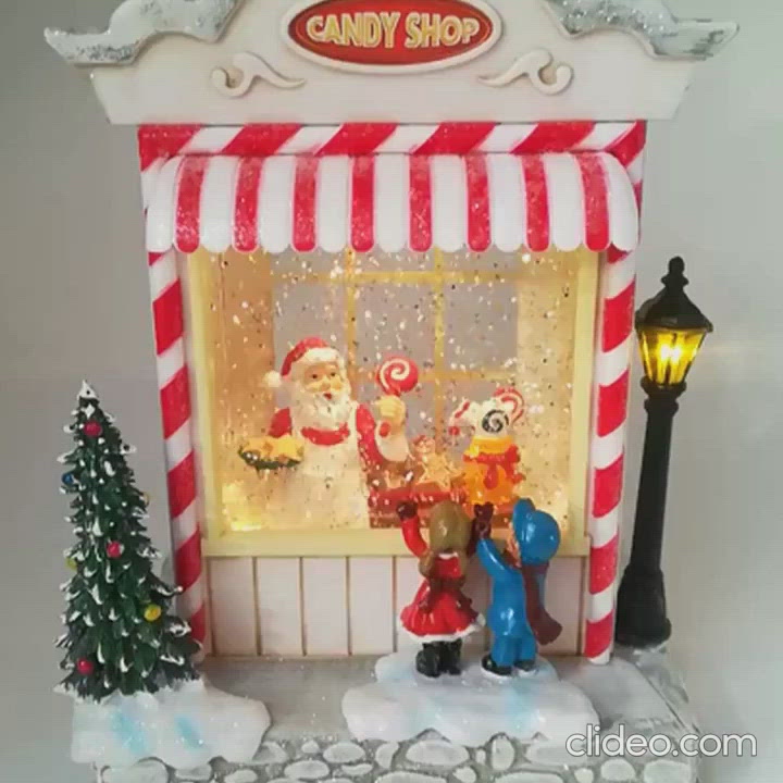 Casetta Negozio di Dolci con Glitter in movimento e LED