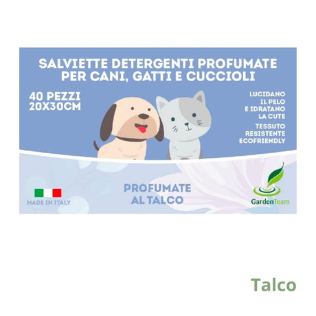 Salviette Detergenti Profumate - Salviette igieniche per animali