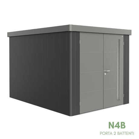 Neo Bicolore Porta Doppia - Casetta in lamiera