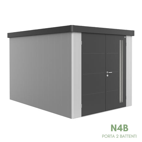 Neo Bicolore Porta Doppia - Casetta in lamiera