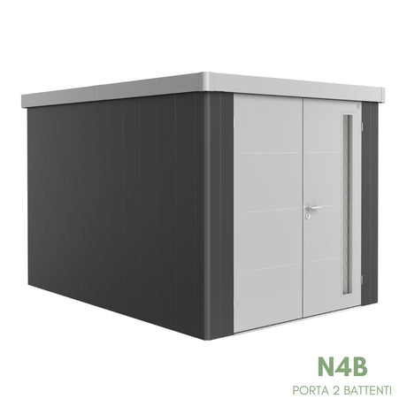 Neo Bicolore Porta Doppia - Casetta in lamiera