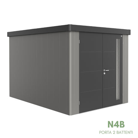 Neo Bicolore Porta Doppia - Casetta in lamiera