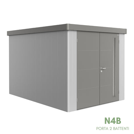 Neo Bicolore Porta Doppia - Casetta in lamiera