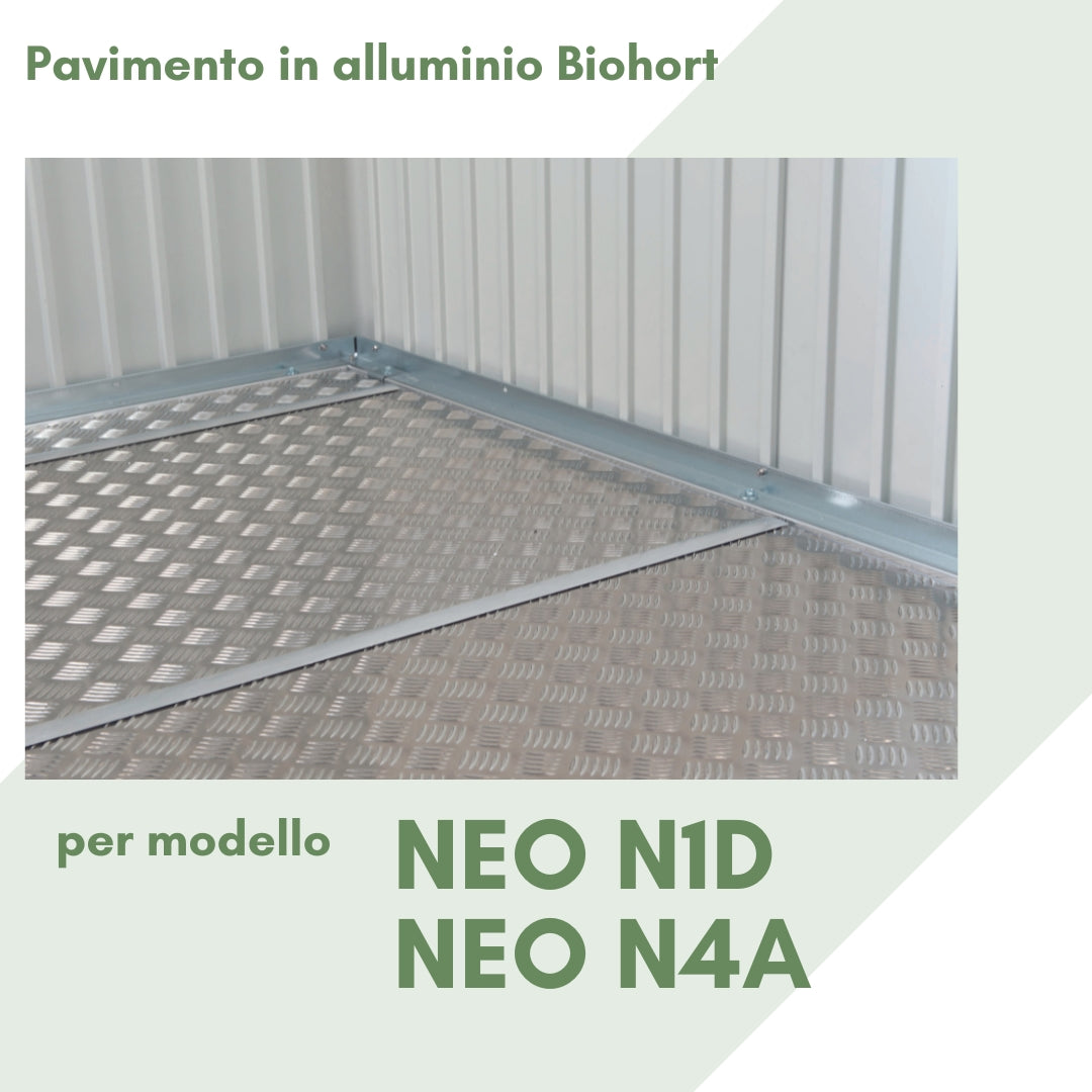 Pavimentazione in Alluminio Biohort - Accessori Biohort per casetta da giardino