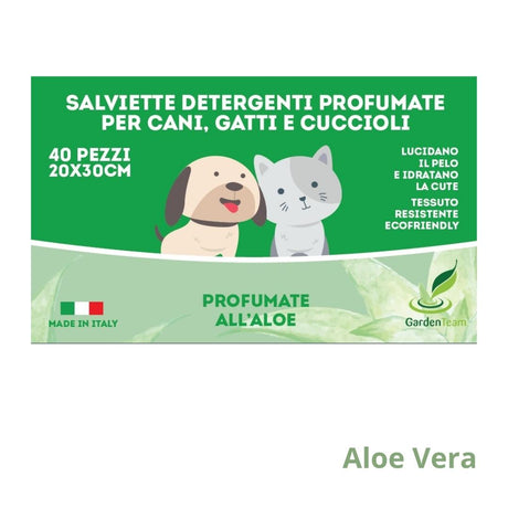 Salviette Detergenti Profumate - Salviette igieniche per animali