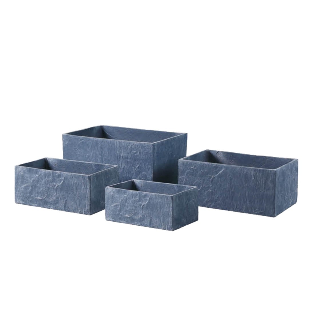 Idyllize 5 Vassoi Rettangolari Per Piante In Plastica Resistente – 38x15 Cm – Ideali Per Davanzali E Ripiani
