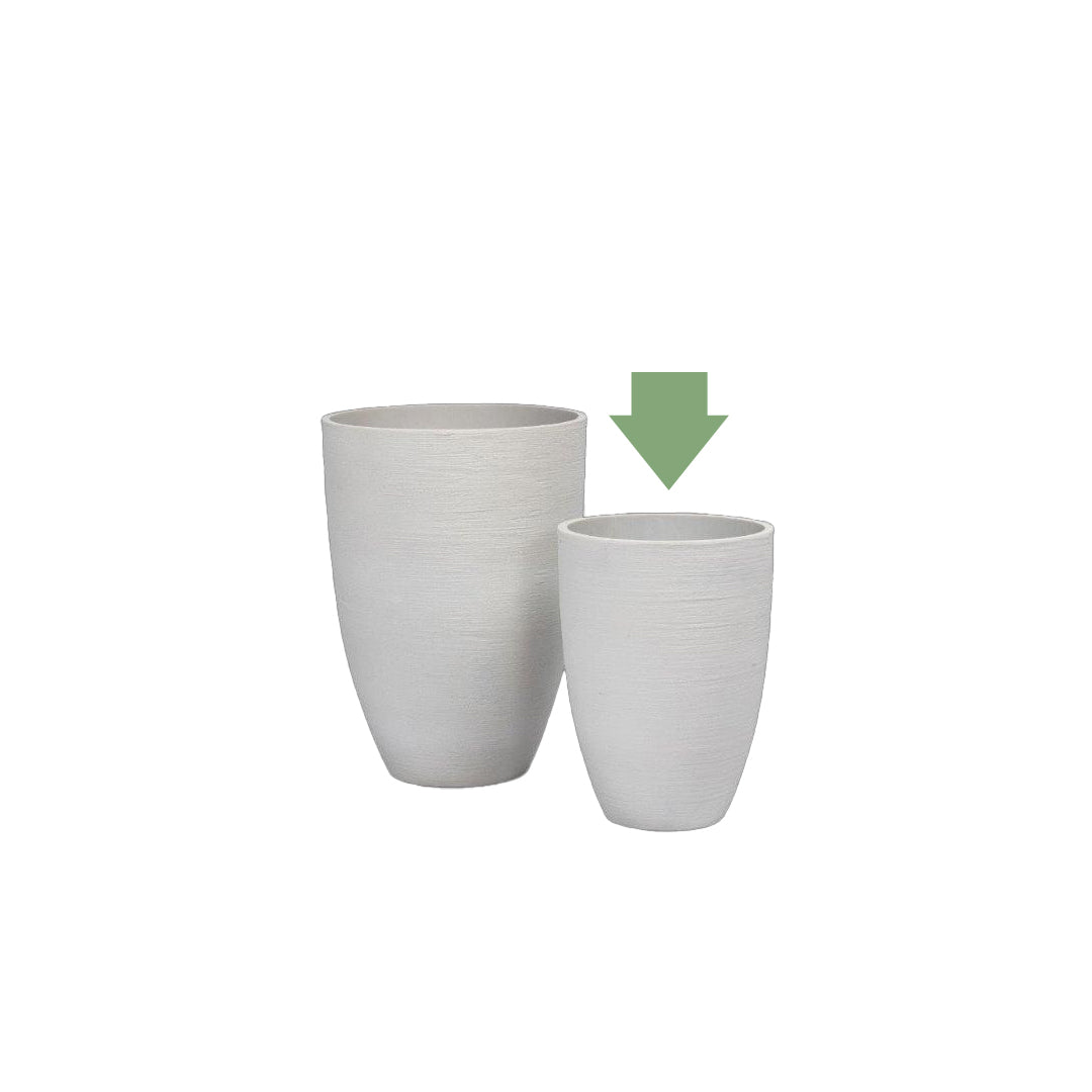 Vaso in Sand Fiber Ø 40 e Ø 52 cm - Vaso a colonna moderno