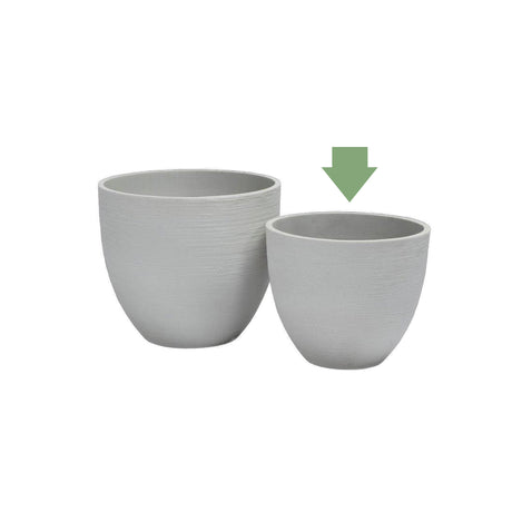 Ciotola in Sand Fiber Ø 42 e Ø 50 cm - Ciotole di fiori per esterno