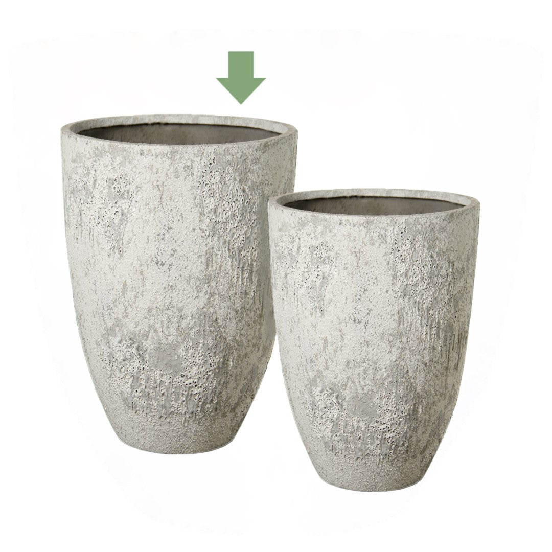 Vaso in Fibra di Cemento - Vaso tronco conico