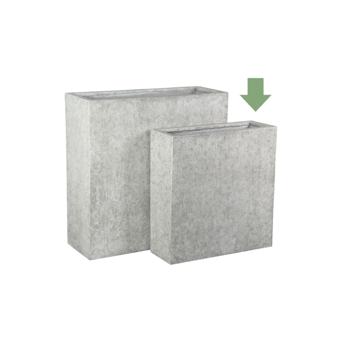 Fioriera in Ficonstone Cenere - Fioriera di design