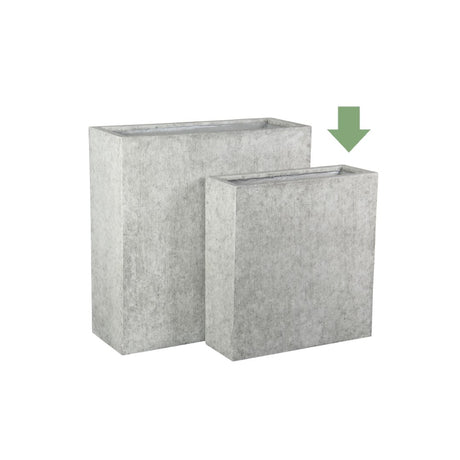 Fioriera in Ficonstone Cenere - Fioriera di design