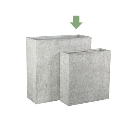 Fioriera in Ficonstone Cenere - Fioriera di design
