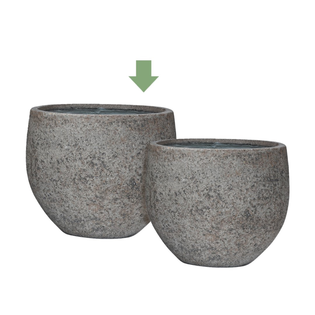 Vaso con Effetto Granito - Vaso effetto pietra