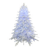 Paris 210 cm - Albero di Natale bianco con led