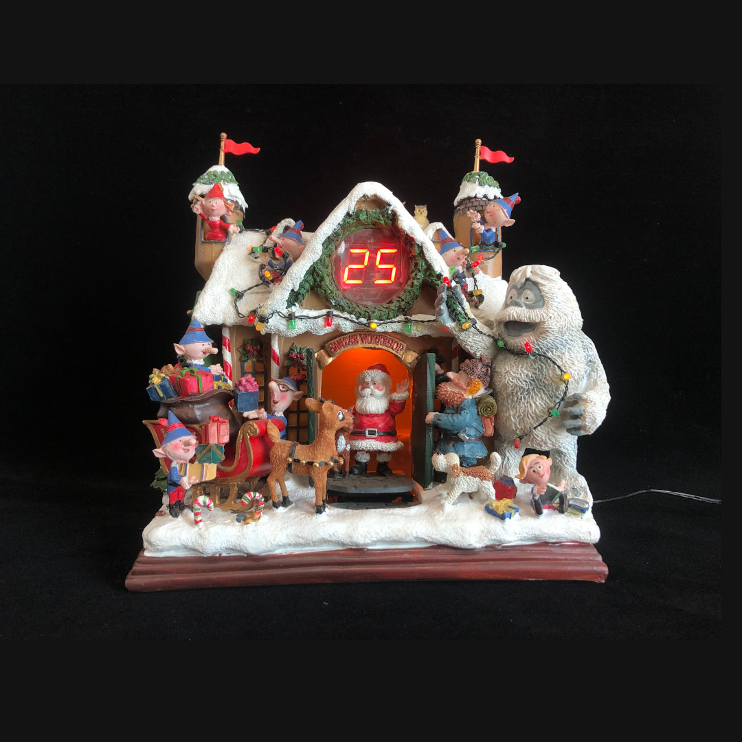 Casetta Babbo Natale con Countdown - Countdown a Natale