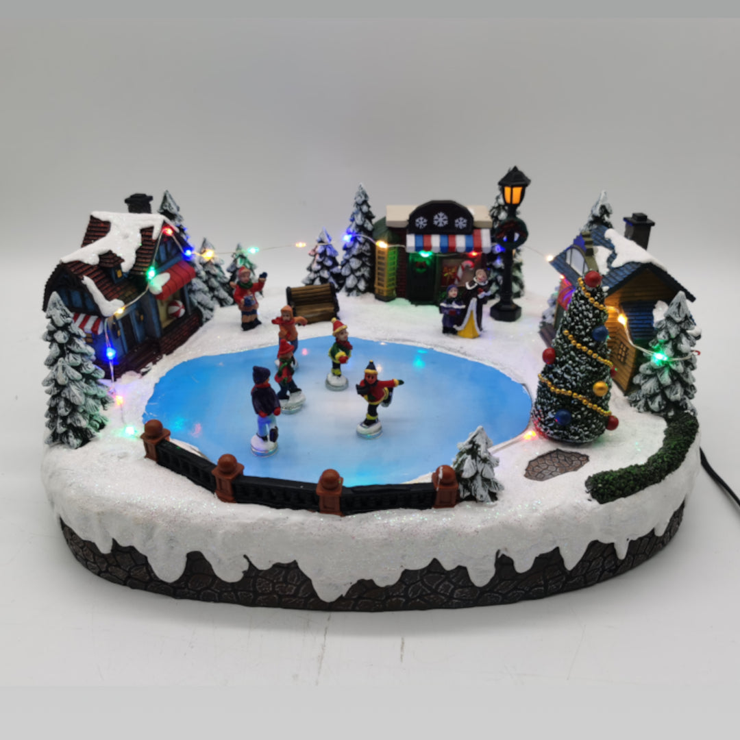 Pista di Pattinaggio - Giostra natalizia in miniatura