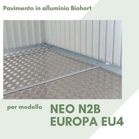 Pavimentazione in Alluminio Biohort - Accessori Biohort per casetta da giardino
