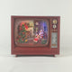 Televisione Glitter in movimento, LED e Musica con Babbo Natale
