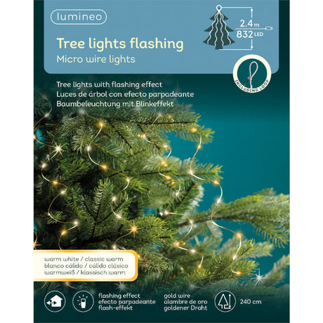 Tree Lights Flashing - Fili di luci natalizie
