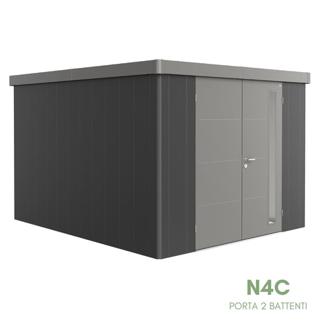 Neo Bicolore Porta Doppia - Casetta in lamiera