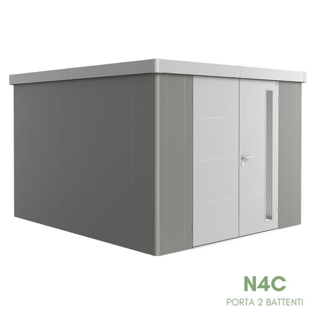 Neo Bicolore Porta Doppia - Casetta in lamiera