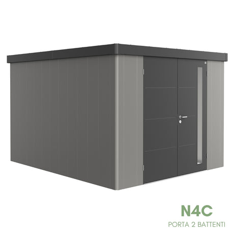 Neo Bicolore Porta Doppia - Casetta in lamiera