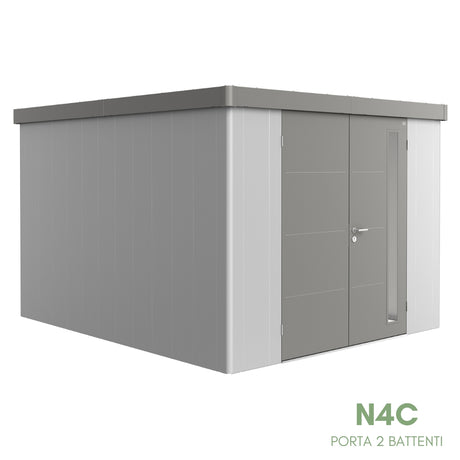 Neo Bicolore Porta Doppia - Casetta in lamiera