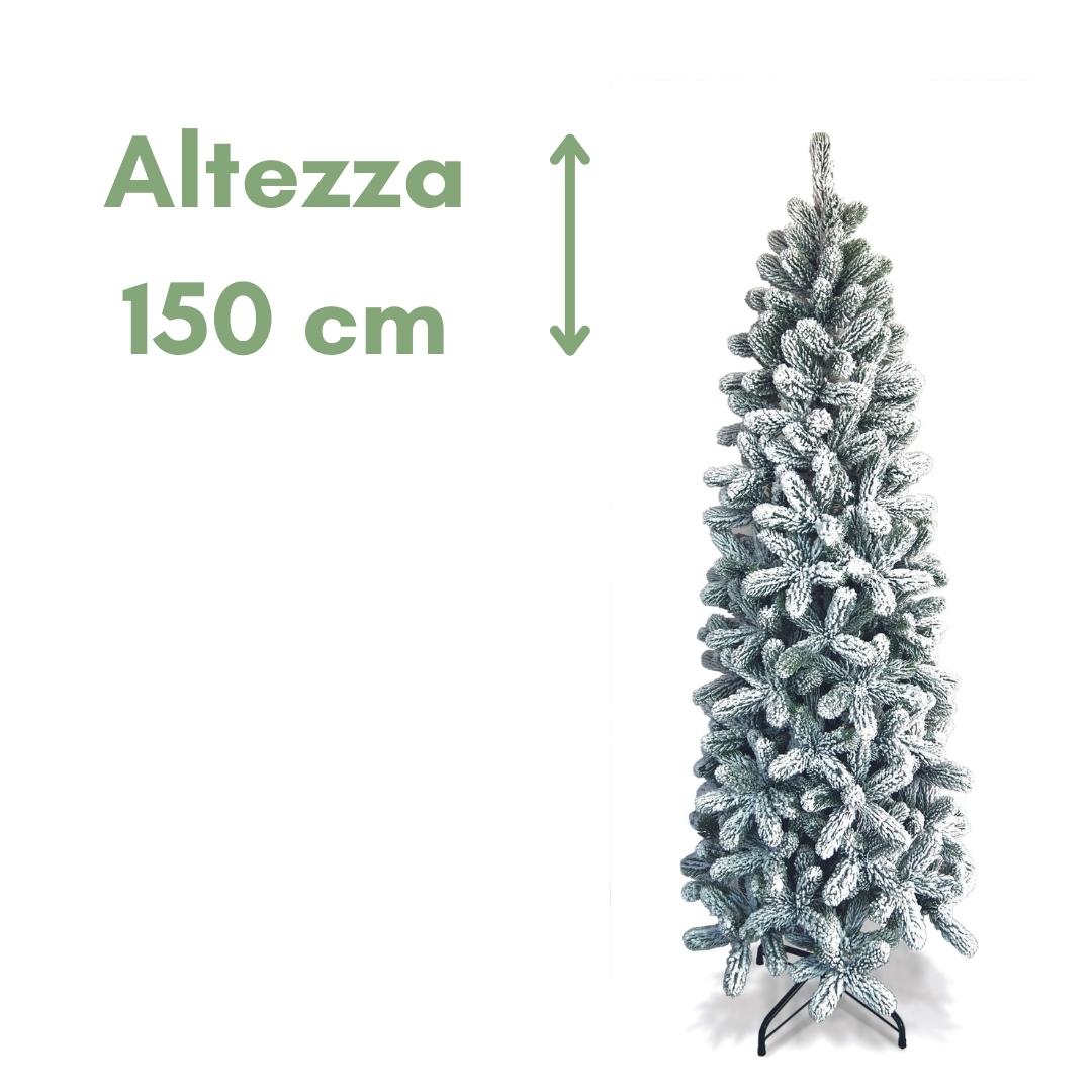 Royal Innevato - Albero di Natale slim innevato