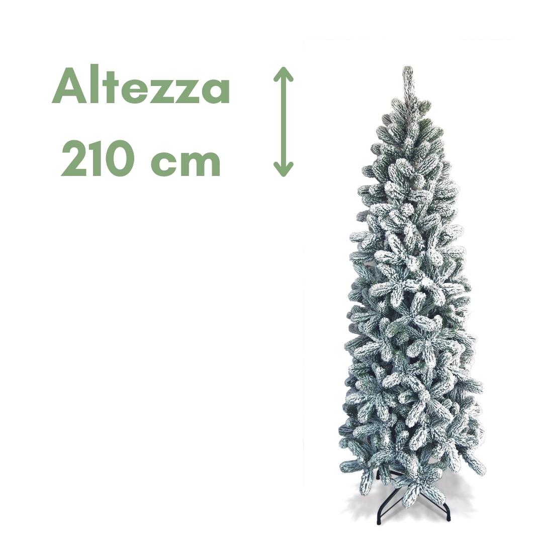 Royal Innevato - Albero di Natale slim innevato