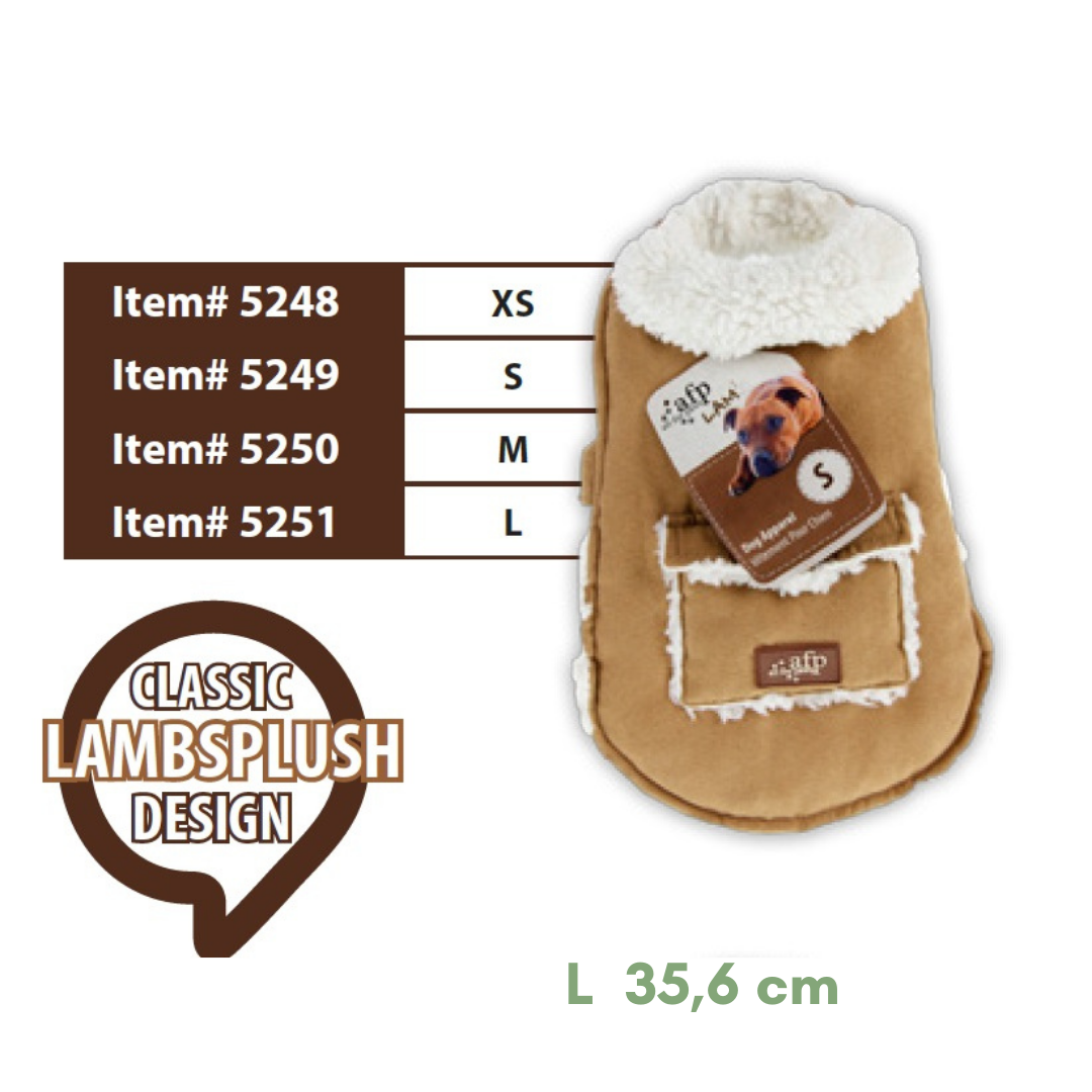 Cappottino di montone taglia L - Accessorio per cani