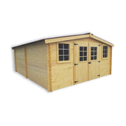 Casetta da giardino in Legno di Abete 4 x 5 m Senza Pavimento