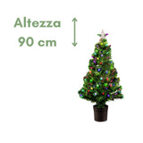 Prestwick - Albero di natale piccolo a fibre ottiche