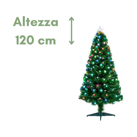 Prestwick - Albero di natale piccolo a fibre ottiche