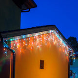 Ice Light Multicolor Crazy - Cascata di luci per esterni