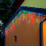 Ice Light Multicolor Crazy - Cascata di luci per esterni