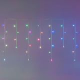 Ice Light Multicolor Crazy - Cascata di luci per esterni