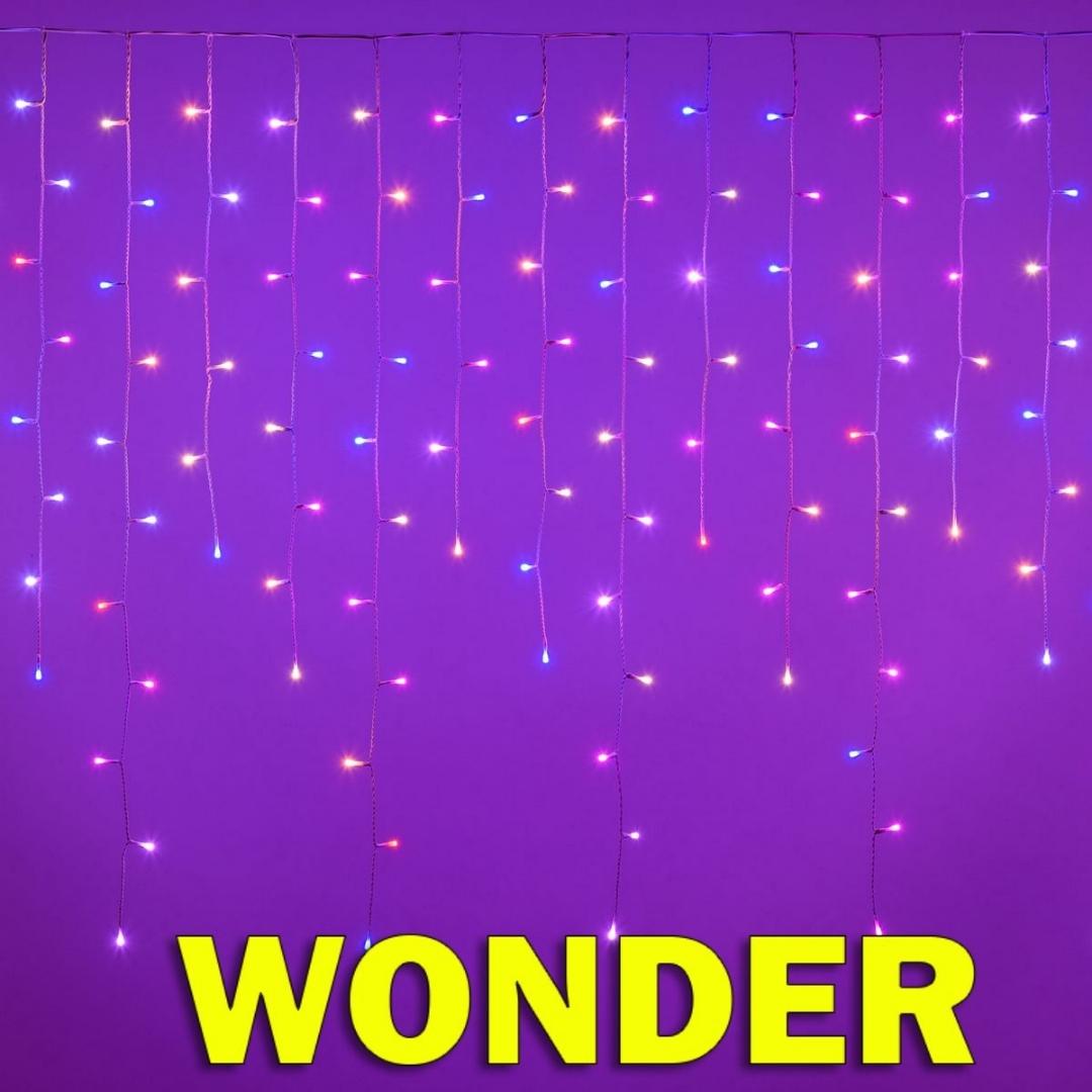 Ice Light Wonder 175 Led - Luci di Natale a cascata da esterno