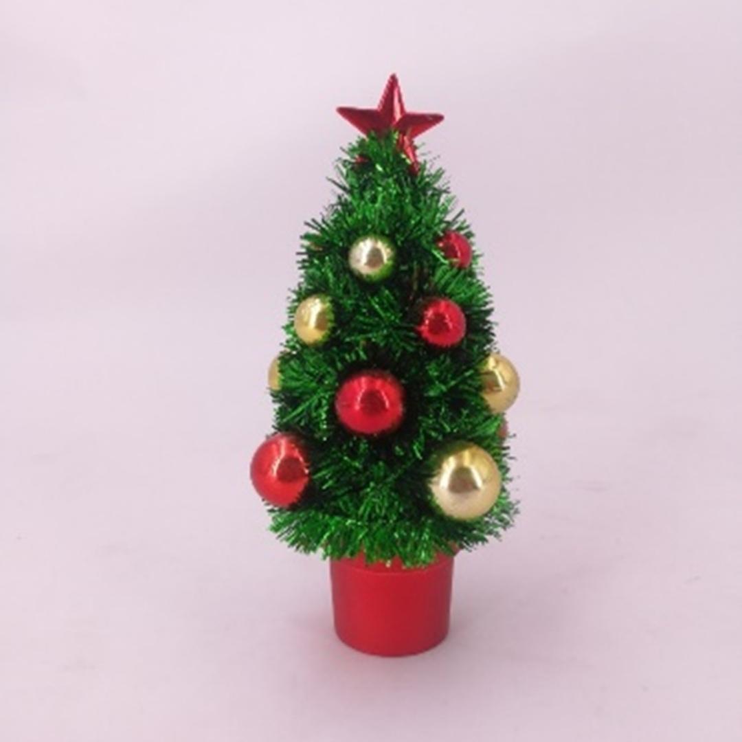 Pino sintetico con luci - Albero di Natale piccolo decorato