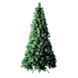 Abete Artificiale Glitterato PVC modello CRYSTAL Alberi Innevati Garden Team