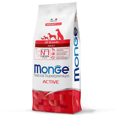 ACTIVE POLLO KG 12 Cibo per Cani MONGE