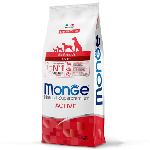ACTIVE POLLO KG 12 Cibo per Cani MONGE