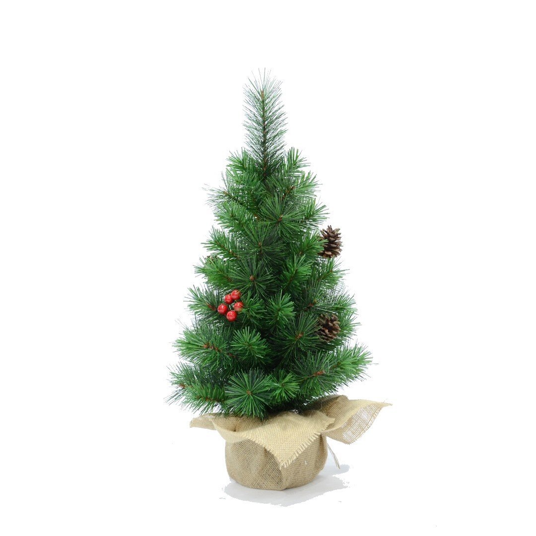 Albero di Natale Artificiale da Tavolo PVC Modello JACK 60 cm Alberi di natale da tavolo Garden Team