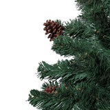 Albero di Natale da Tavolo in PVC con Pigne Alto 76 cm Alberi di natale da tavolo Garden Team