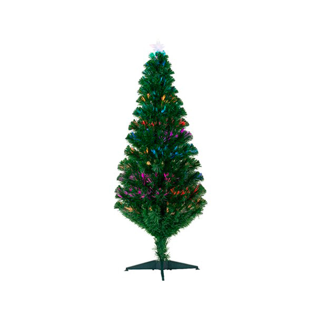 Burtley - Albero di Natale con luci fibra ottica