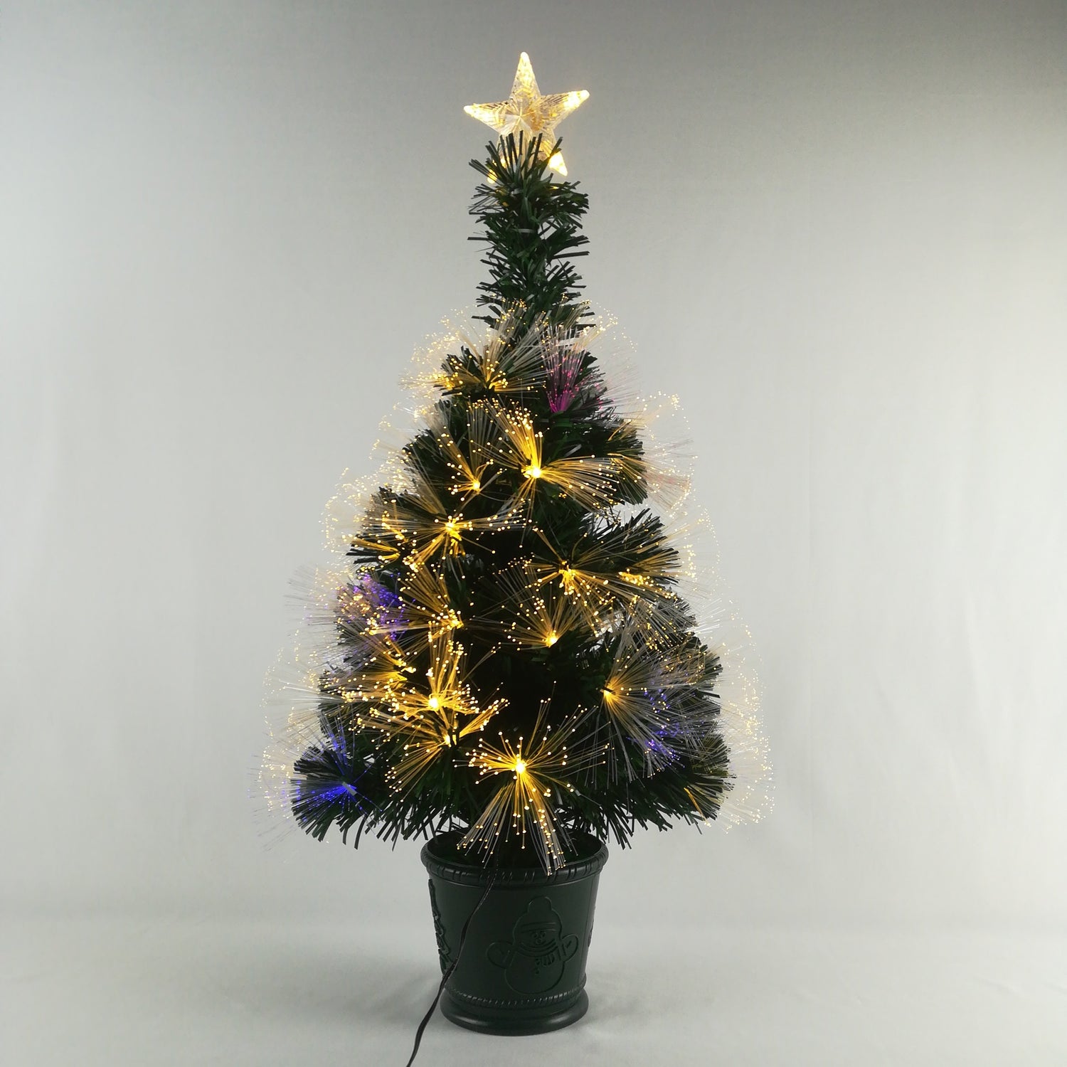 Albero Fibre Ottiche sfumate MULTICOLOR Uso INTERNO Fibre Ottiche LOTTI
