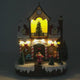 Casetta con Babbo Natale - Villaggio di Natale carillon