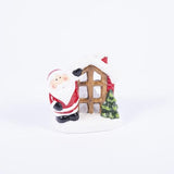 Babbo Natale con Albero LED H10,7CM Decorazioni Luminose Garden Team